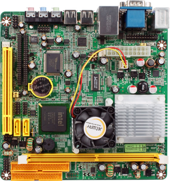 Board Mini-ITX Jetway JNC92-230-LF Intel Atom 1,6